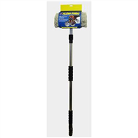 Flow Through All Side Wash Brush, 10" Wide, with Variable Water Control, Handle Extends to 68"