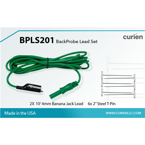 Curien Bpls101 Single 10 Foot Back Probe Lead Set