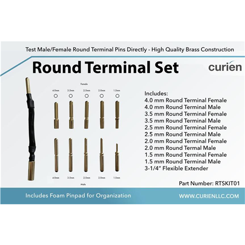 Curien Rtskit01 Premium Gold Plated Round Terminal Set