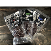 CURIEN TEXSAMPLER3 BULK Texas Jerky ORIGINAL, GARLIC & HOT! Three x 3 oz. Bags for Sampling