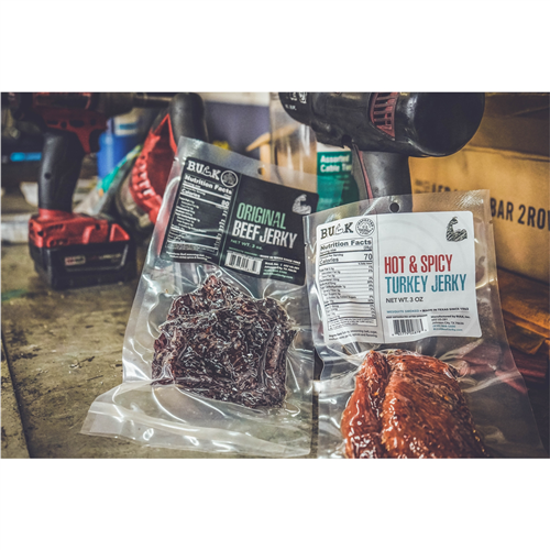 CURIEN TEXVARIETY12 Bulk Beef Jerky TEXAS VARIETY Pack (12 - 3 oz. Packs)