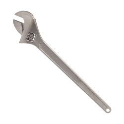 24" Chrome Finish Tapered Handle Adj Wrench