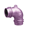 Elbow, for Overhead Pulley Systems, Aluminum, 5" Diameter