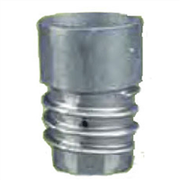 Overhead Duct Connector, for Exhaust Hose, Aluminum, 5" Diameter