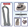 Crushproof Tubing Ya4475D Diesel Pick Up Truck "Y" Assembly