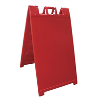 A-Frame Simpo Sign II Sign Stand for Marketing Advertisement in Red