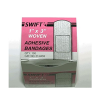 CHAOS SUPPLIES 16459 1 in. x 3 in. Woven Bandaids (Pack of 100)