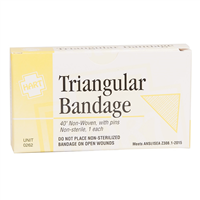 Chaos Safety Supplies 262</br>TRIANGULAR BANDAGE, 40IN, WHITE