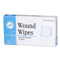 Chaos Safety Supplies 430 Wound Wipes, 10/Unit