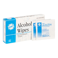 Chaos Safety Supplies 460 Alcohol Wipes, Medium, 10/Unit
