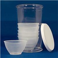 Chaos Safety Supplies 7744 Eye Cups, Non-Sterile, Plastic, 6 Per Vial