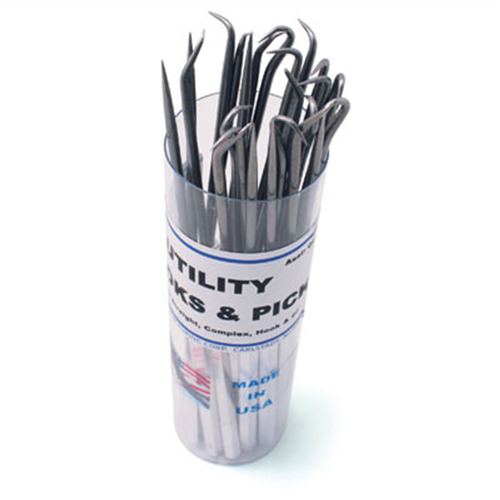 24 Piece Utility Hook and Pick Assortment