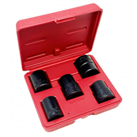 5PC Emergency Lug Nut Remover Socket Set