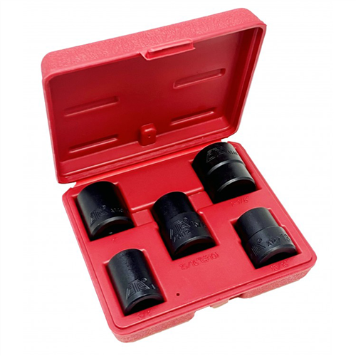 5PC Emergency Lug Nut Remover Socket Set