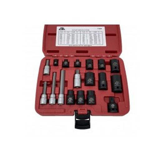 18 Pc. Euro Brake Caliper Socket Set