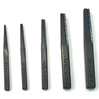 5 Pc Screw Extractor Kit Flute