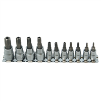 11-Piece 5 Point Tamperproof Socket Set