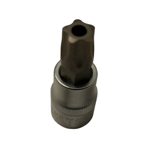 Tamper Proof Torx Socket, 5 Point, T20, 1/4" Drive