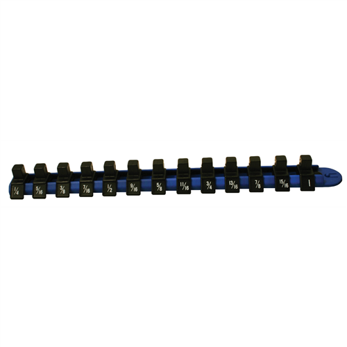 3/8 in. Drive Socket Rack, SAE Fractional, 13 Holders