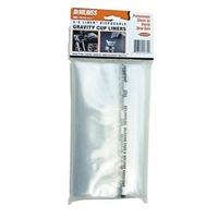 DeVilbiss 190966 EZ Liner Disposable Gravity Cup Liner Kit 48pk