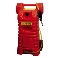 John Dow Industries FC-25PFC Fuel Chief 25-Gallon Poly Fuel Cart in Red