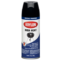 Krylon 12 oz. BBQ & Stove Black Aerosol Black Paint