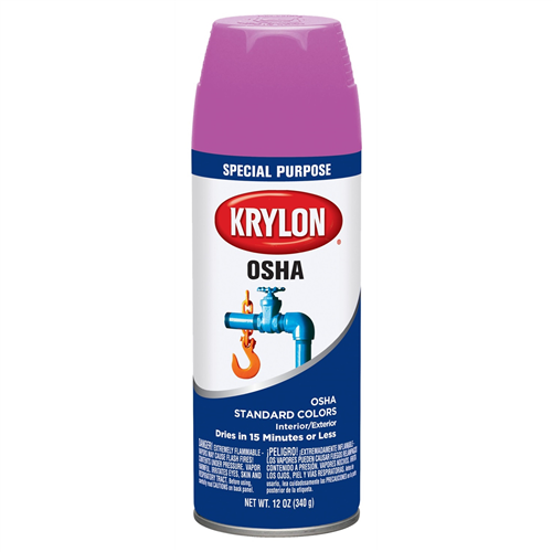 KrylonÂ« OSHA Color Paints Safety Purple 12 oz. Aerosol