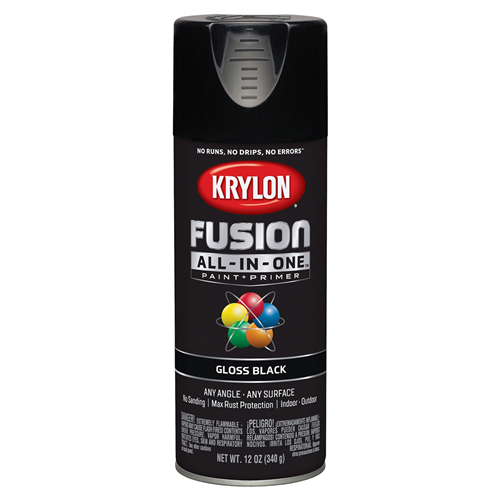 Krylon 2702 Gloss Black; 12 oz. Aerosol