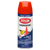 KrylonÂ« Fluorescent Paints Yellow-Orange 11 oz. Aerosol