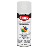 Krylon 5548 Flat White; 12 oz. Aerosol
