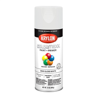 Krylon 5580 Semi-Gloss White; 12 oz. Aerosol
