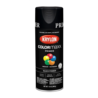Krylon 5581 Krylon COLORmaxx Paint + Primer, Black Primer