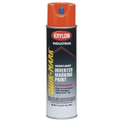 Marking Paint, Fluorescent Orange Water Based Contractor's Paint Aerosol Can
