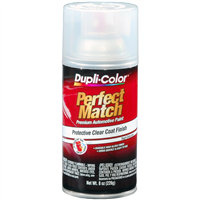 Perfect Match Automotive Paint, Clear Top Coat, 8 oz Aerosal Can
