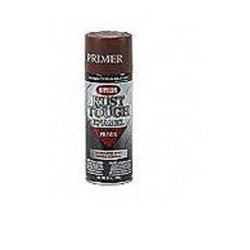 Krylon Rust Tough Enamel Paint, Ruddy Brown Primer, 12 oz Can, One Coat Coverage, Low Odor