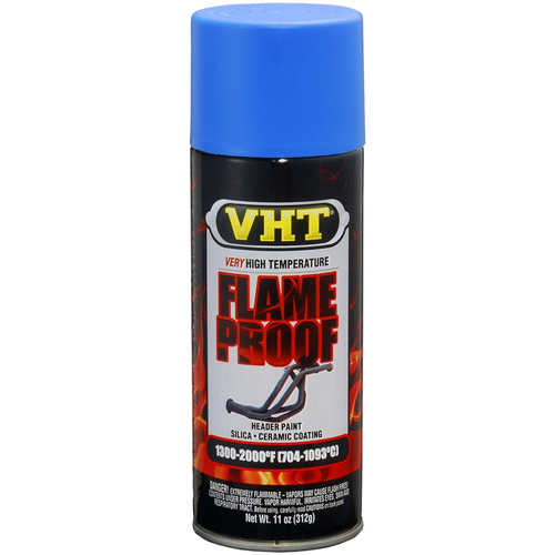 VHT Flameproof Coating Paint, Flat Blue, 11 oz Can, Withstands Temperatures up to 2000 F