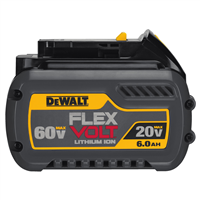 DeWaltÂ® Flexvolt 20/60V MAX 6.0 Ah Battery Pack