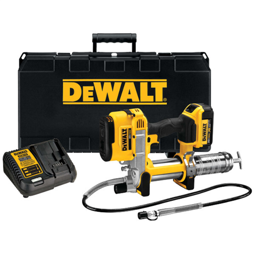 DeWaltÂ® 20V MAX Cordless Li-Ion Grease Gun Kit