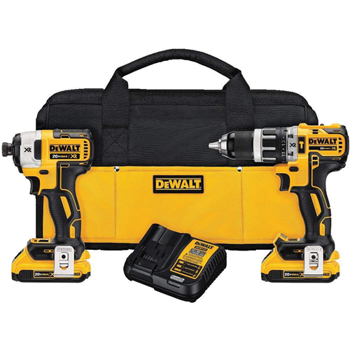 DeWaltÂ® 20V MAX Brushless Hammerdrill Impact Drill Combo