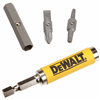 DeWalt 6-in-1 Flip and Switch Driver System, #2Ph/#8Sl - #2Sq/#1Sq 1/4" Nutsetter, 5/16" Nutsetter (4-Piece Tool)