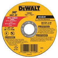 Dewalt Dw8061 4" Grinding Wheel