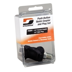 DynabradeÂ® Push-Button Quick Coupler and Plug Set