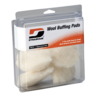3" Synthetic Wool Pads (Four In Clear Pkg.) - Dynabrade Products