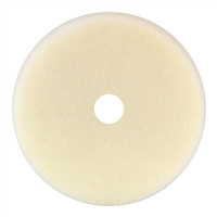 6.5" White Foam Flat Polishing Pad