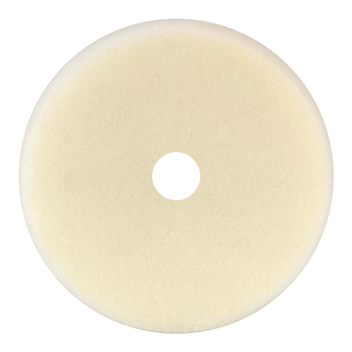 6.5" White Foam Flat Polishing Pad