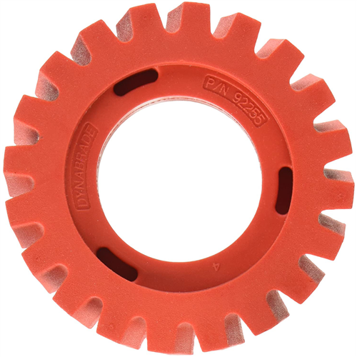 DynabradeÂ® 4 in. Diameter x 1-1/4 in. Wide RED-TRED Eraser Wheel