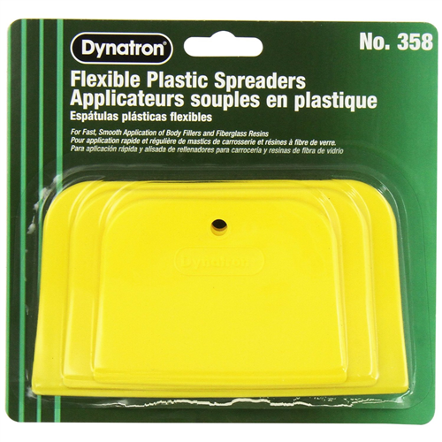 Dynatron Bondo 358 Dynatron Yellow Spreaders - 3 Pack Assorted