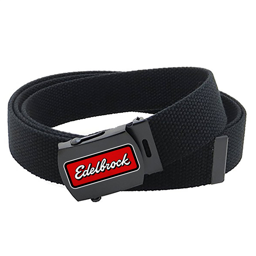 Edelbrock 189149 Edelbrock Badge Web Belt Black