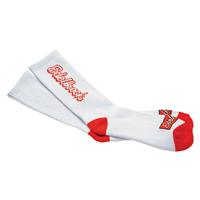 Edelbrock Red Script Crew Socks (Pair)