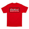 Edelbrock 289098 Edelbrock Manifold Red T-Shirt, Small